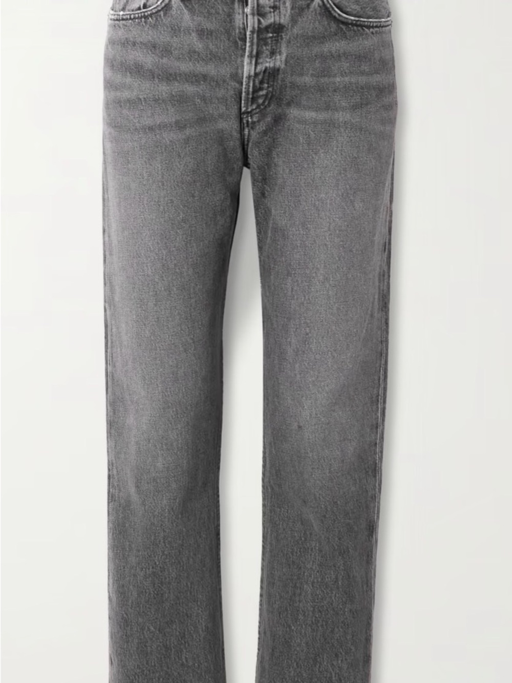 Agolde Men's Straight Jeans in Grey